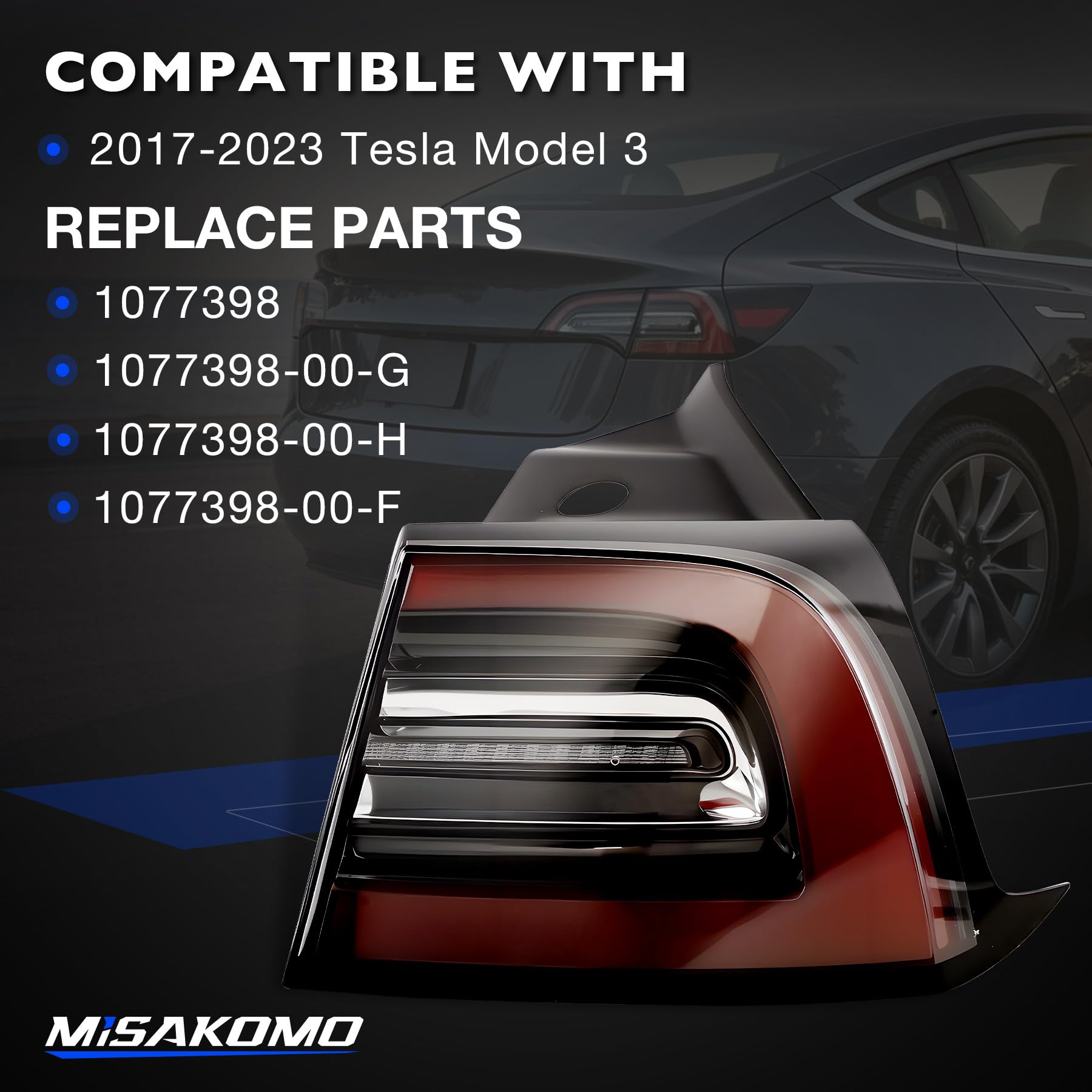 Amazon.com: Misakomo LED Tail Lights, Compatible with 2017-2021